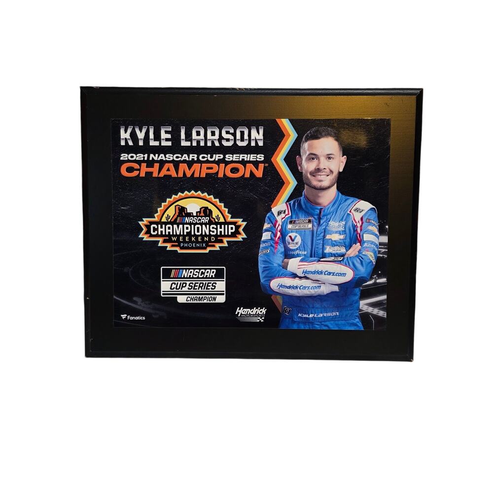 Kyle Larson 2021 NASCAR Cup Champion Fanatics Sublimated Plaque